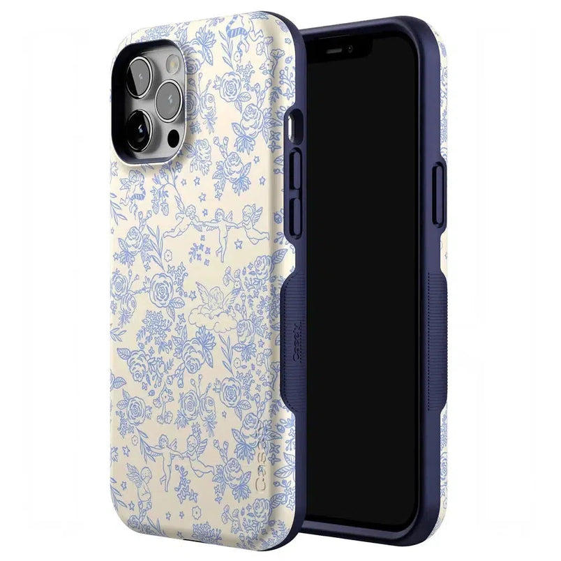 Cupid's Canvas | Periwinkle Floral Case Phone Case Casetry 