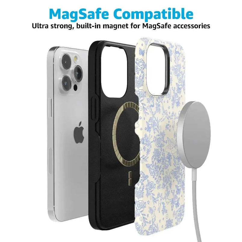 Cupid's Canvas | Periwinkle Floral Case Phone Case Casetry 