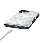 Cupid's Canvas | Periwinkle Floral Case Phone Case Casetry 