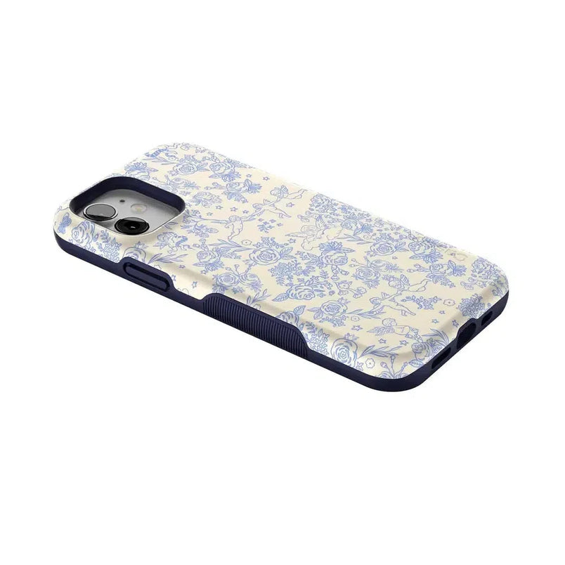 Cupid's Canvas | Periwinkle Floral Case Phone Case Casetry 