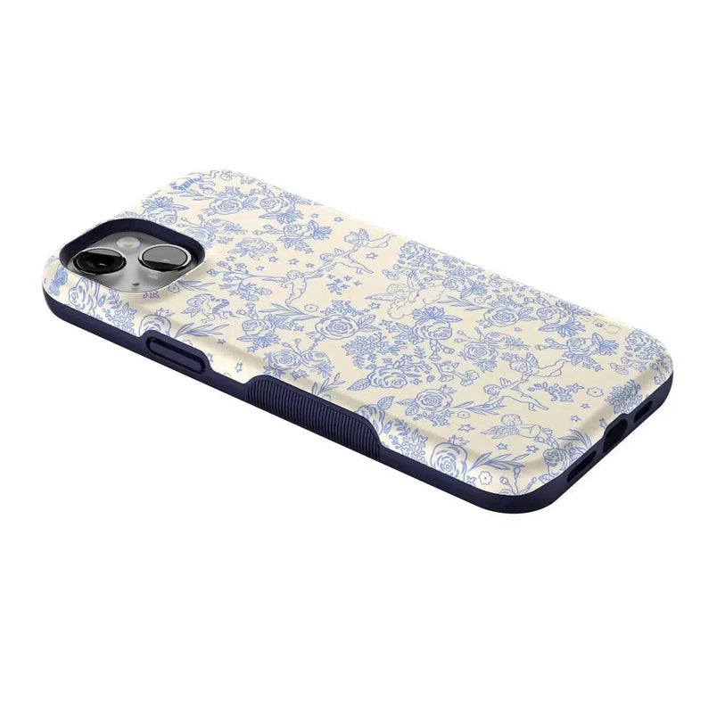 Cupid's Canvas | Periwinkle Floral Case Phone Case Casetry 
