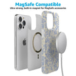 Cupid's Canvas | Periwinkle Floral Case Phone Case Casetry 