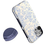 Cupid's Canvas | Periwinkle Floral Case Phone Case Casetry 