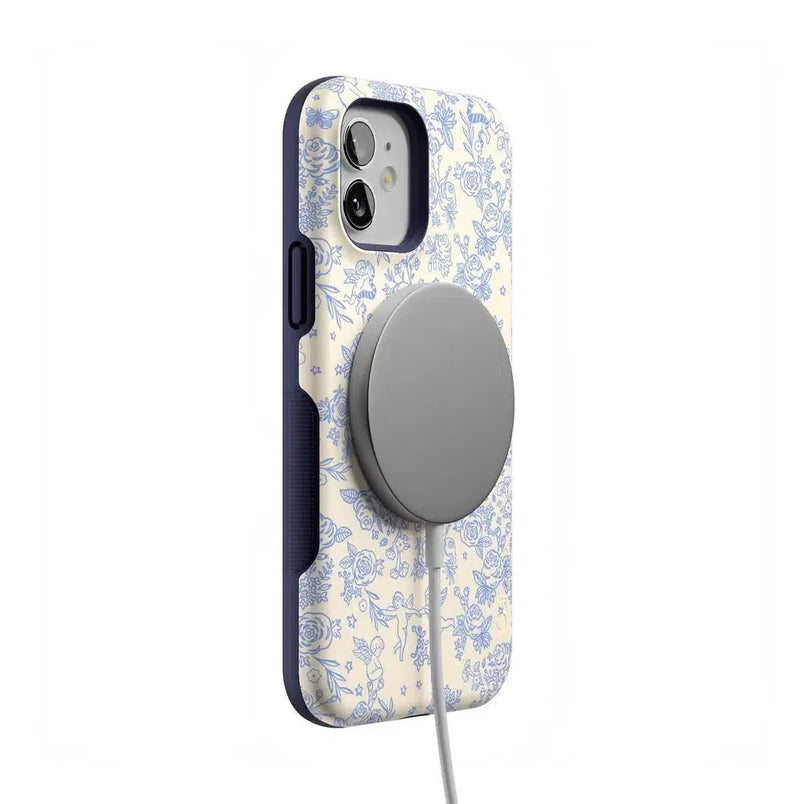 Cupid's Canvas | Periwinkle Floral Case Phone Case Casetry 