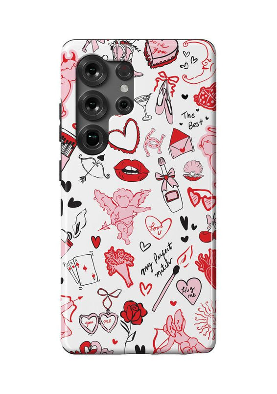 Cupid's Touch | Collage Case Phone Case Casetry Essential + MagSafe® Galaxy S25 Ultra