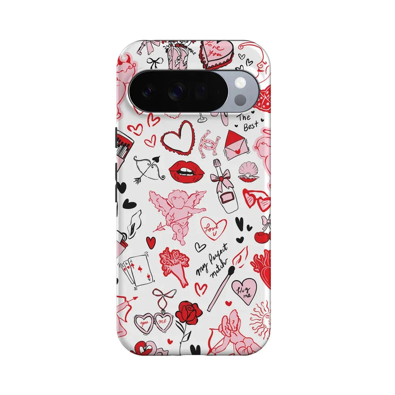 Cupid's Touch | Collage Case Phone Case Casetry Essential + MagSafe® Google Pixel 10 Pro XL 