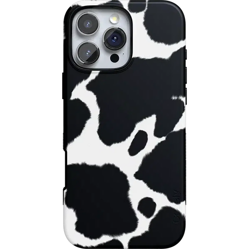 Current MOOd | Cow Print Case iPhone Case get.casely Bold + MagSafe® iPhone 16 Pro Max
