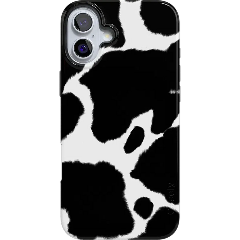 Current MOOd | Cow Print Case iPhone Case get.casely Classic + MagSafe® iPhone 16 Plus
