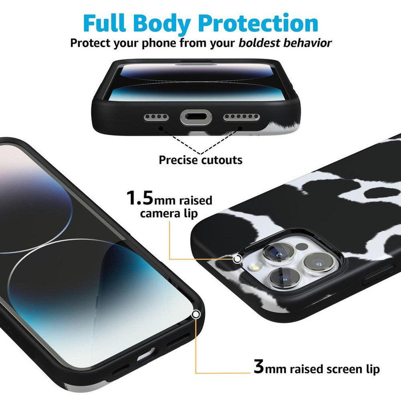 Current MOOd | Cow Print Case iPhone Case get.casely 