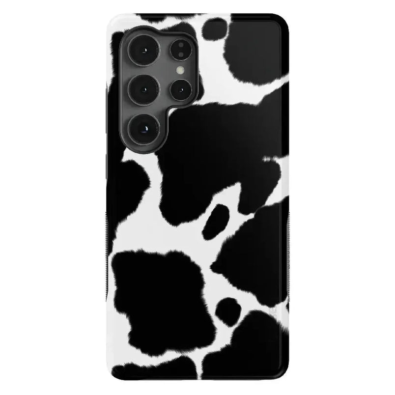 Current MOOd | Cow Print Samsung Case Samsung Case Casetry Bold Flex + MagSafe® Galaxy S25 Ultra 
