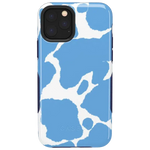 Current MOOd | Light Blue Cow Print Case iPhone Case get.casely Bold iPhone 11 Pro Max