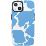 Current MOOd | Light Blue Cow Print Case iPhone Case get.casely Bold + MagSafe® iPhone 13