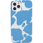 Current MOOd | Light Blue Cow Print Case iPhone Case get.casely Classic iPhone 12 Pro Max
