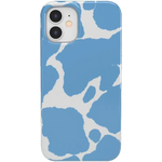 Current MOOd | Light Blue Cow Print Case iPhone Case get.casely Classic iPhone 12