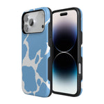 Current MOOd | Light Blue Cow Print Case iPhone Case get.casely 