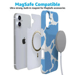 Current MOOd | Light Blue Cow Print Case iPhone Case get.casely 