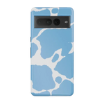 Current MOOd | Light Blue Cow Print Google Pixel Case Google Pixel Case Casetry Essential Google Pixel 7 Pro