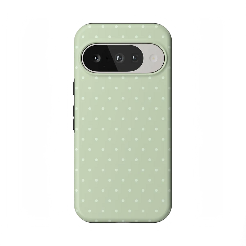 On the Dot | Green Polka Dot Case