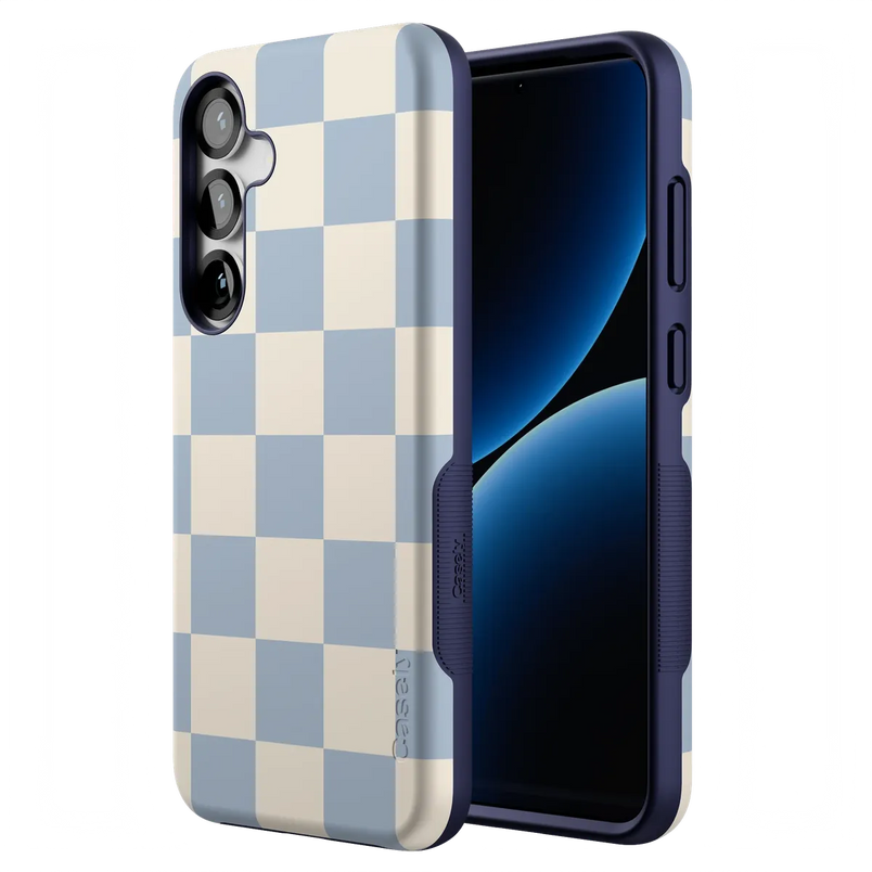 Fit Check | Light Blue Checkerboard Case