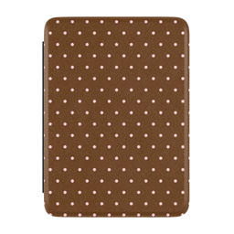 On the Dot | Teddy Brown & Pink Polka Dot Kindle Case