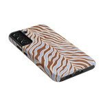 Untamed | Brown & Blue Zebra Case