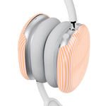 Stripes and the City | Orange & Pink Pinstripe AirPods Max Case