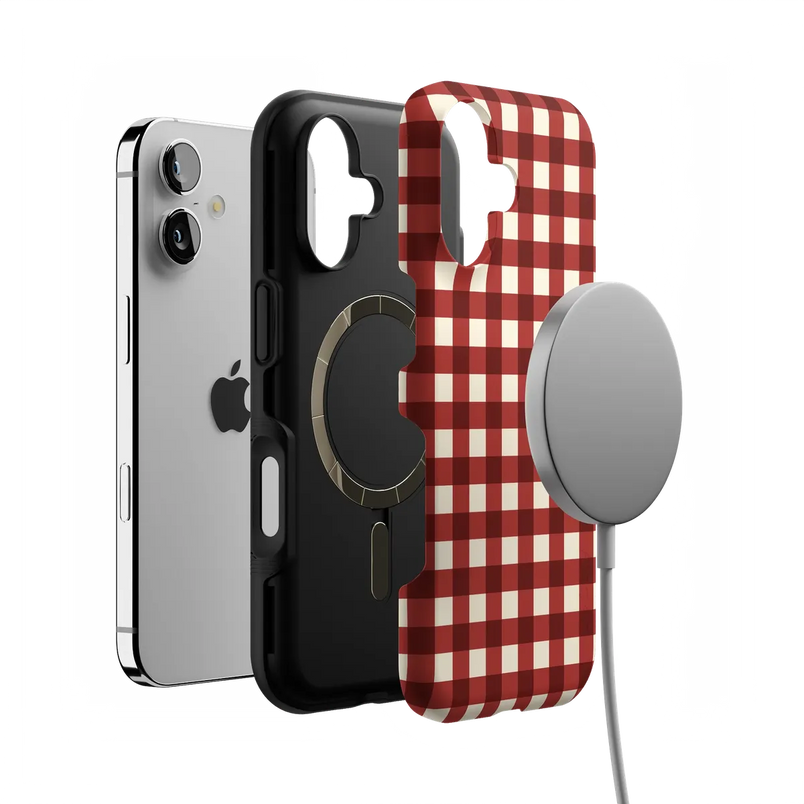 Checked Twice | Red Plaid Case