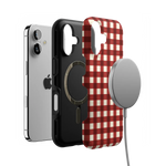 Checked Twice | Red Plaid Case