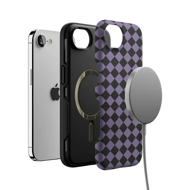 Midnight Hex | Purple Checkered Case