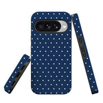 On the Dot | Navy Polka Dot Case