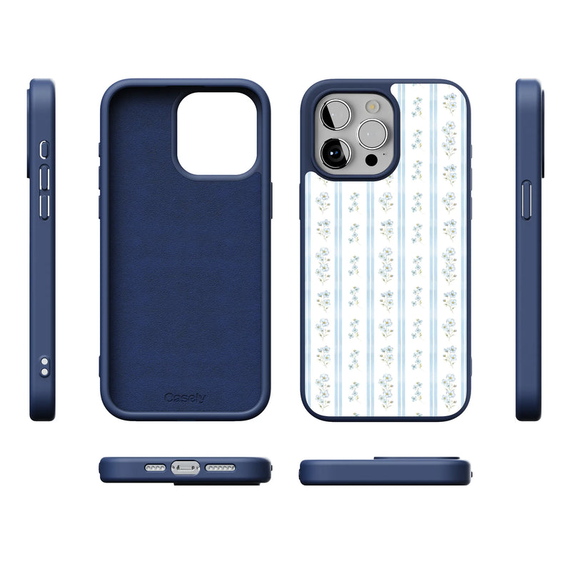 Cottage Stripe | Blue Floral Case