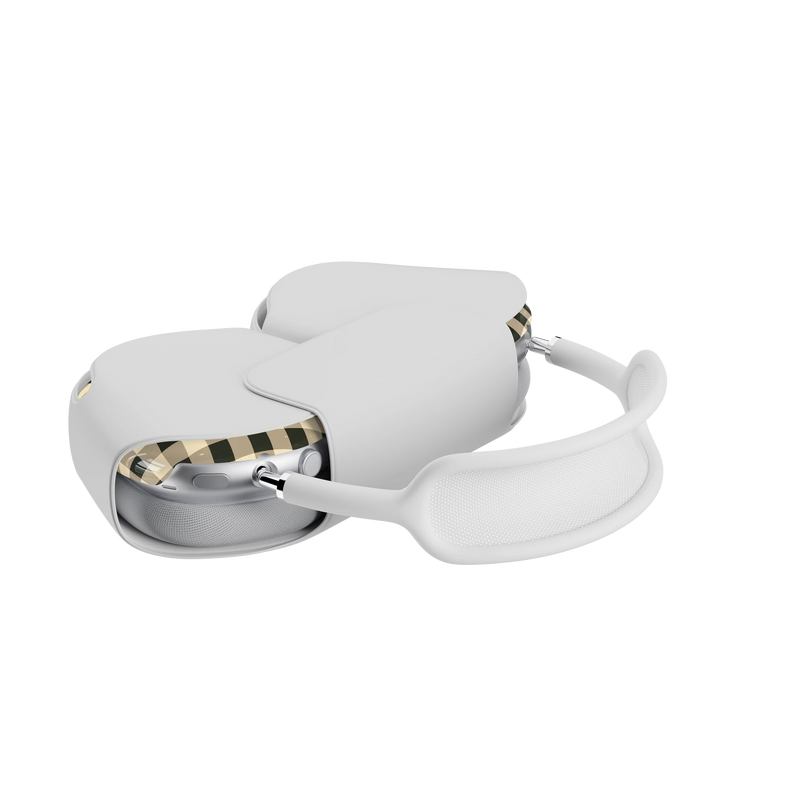 Cedar Lane | Black & Cream Gingham AirPods Max Case