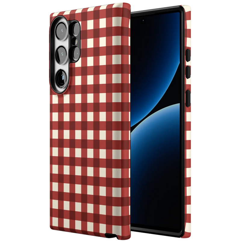 Checked Twice | Red Plaid Case