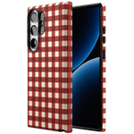 Checked Twice | Red Plaid Case