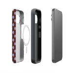 Spotted in SoHo | Burgundy Polka Dot Case