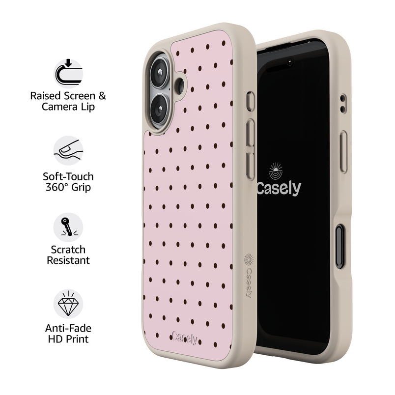 On the Dot | Pink Polka Dot Case