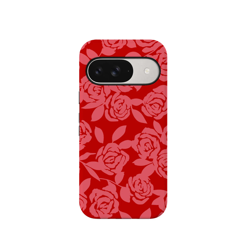 Final Rose | Red & Pink Floral Case