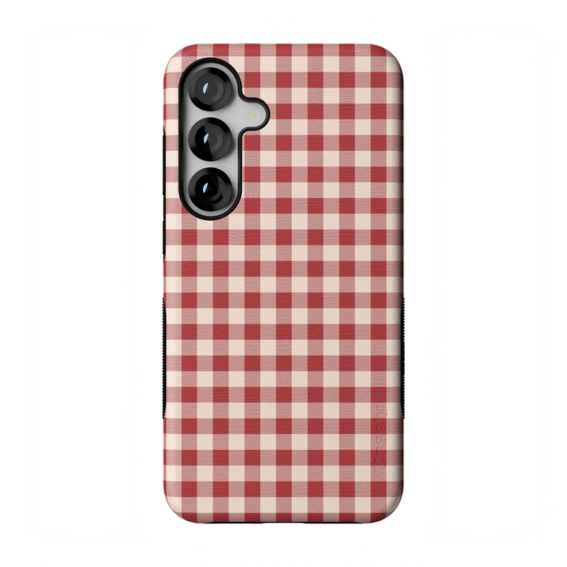 Sweet Jam | Red Gingham Case - Galaxy S25 Plus