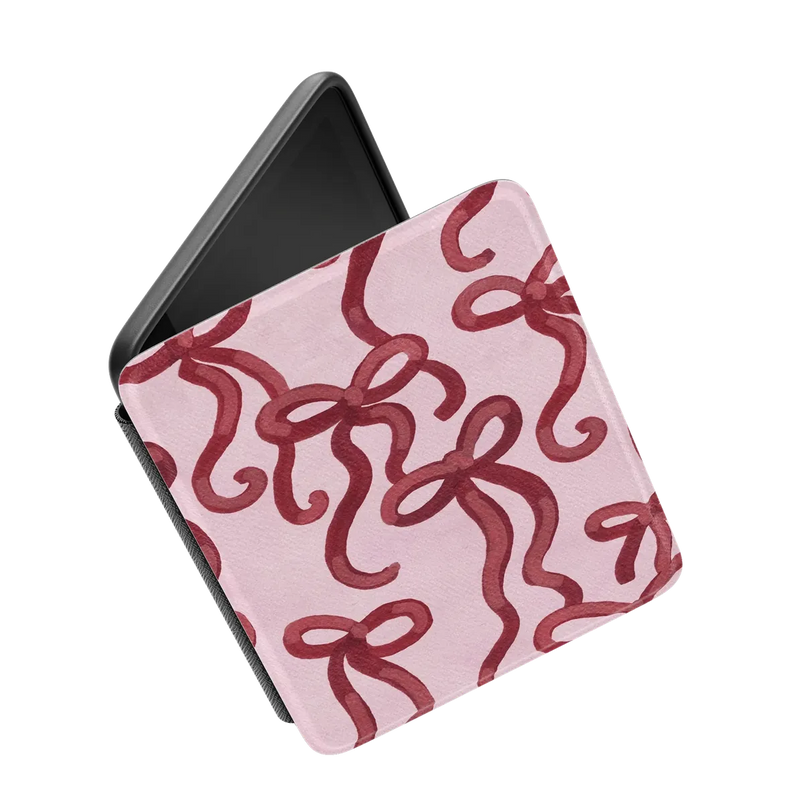 Love Me Knot | Mauve Bow Kindle Case