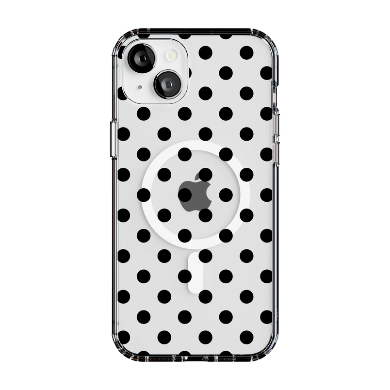 Spotted in SoHo | Black Polka Dot Case - iPhone 13