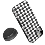 Salem's Hex | Black & White Checkered Case