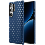 On the Dot | Navy Polka Dot Case