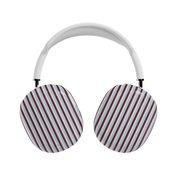 Bistro Stripes | Blue & Maroon AirPods Max Case