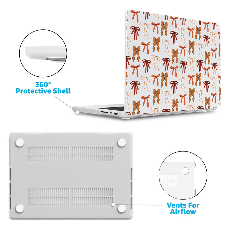 Fall Girlie | Pumpkin Spice Bows Laptop Shell