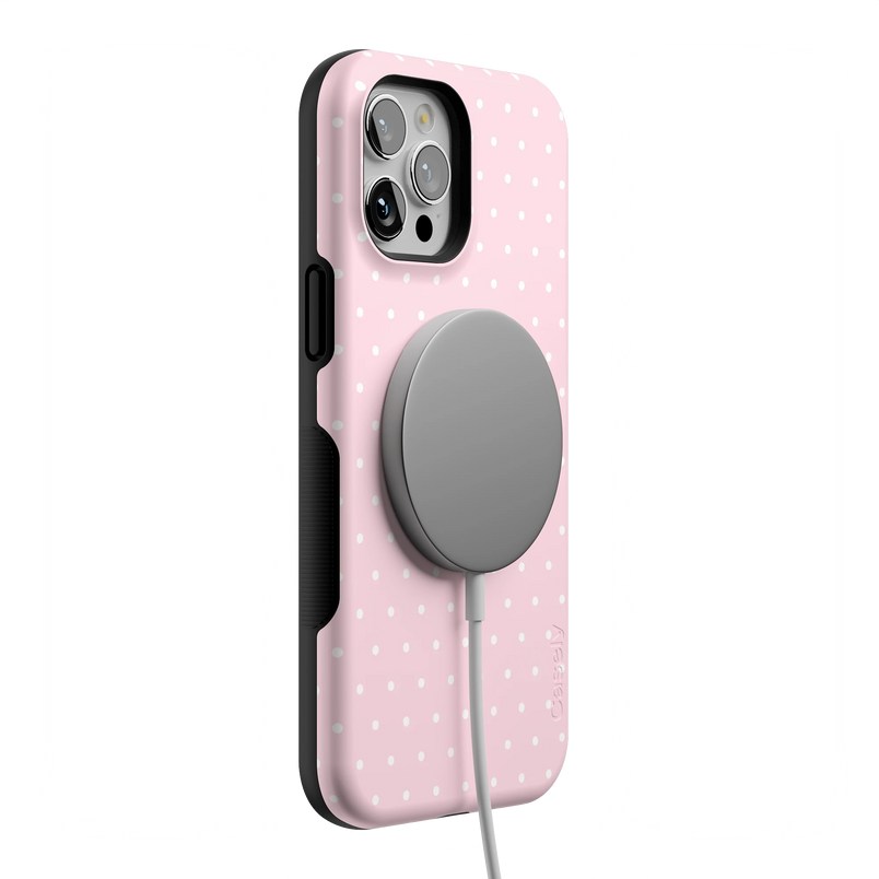On the Dot | Pink & White Polka Dot Case