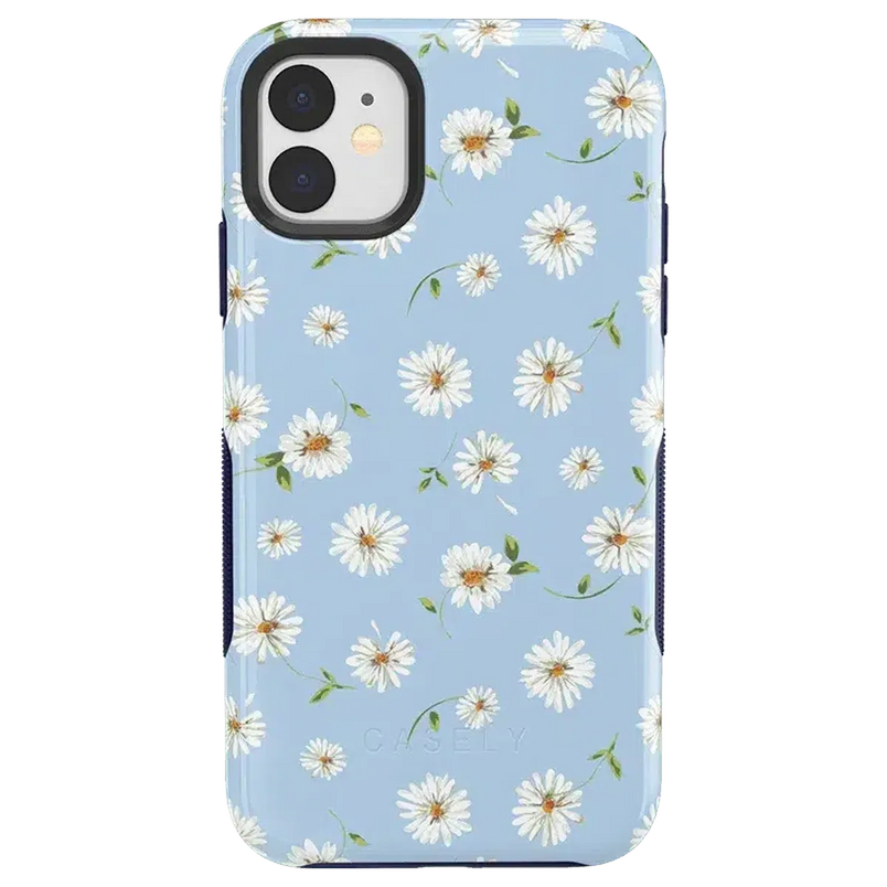 Daisy Daydream | Baby Blue Floral Case iPhone Case get.casely Bold iPhone 11