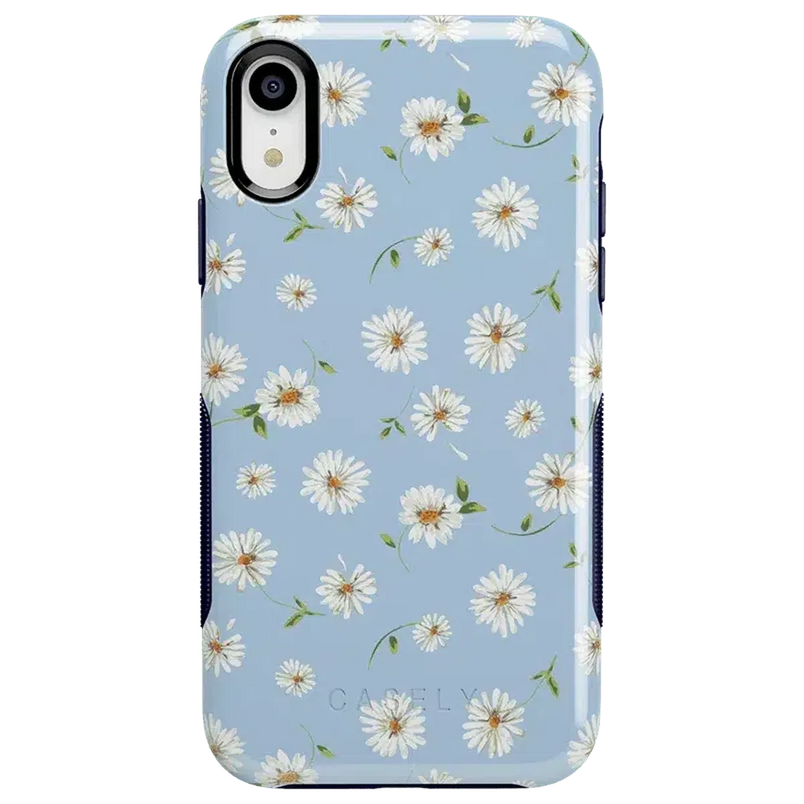 Daisy Daydream | Baby Blue Floral Case iPhone Case get.casely Bold iPhone XR 