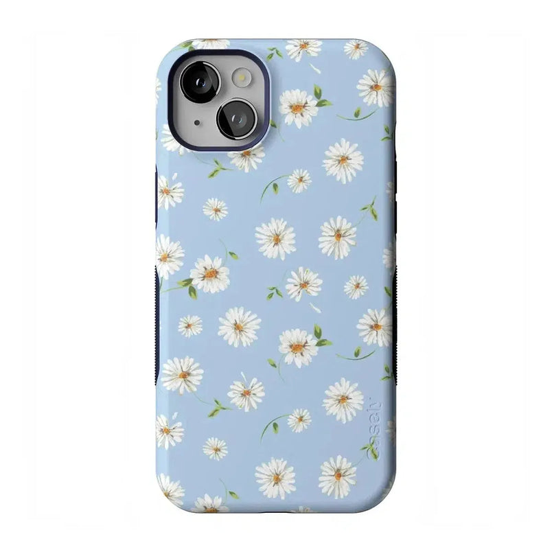 Daisy Daydream | Baby Blue Floral Case iPhone Case get.casely Bold + MagSafe® iPhone 14 Plus