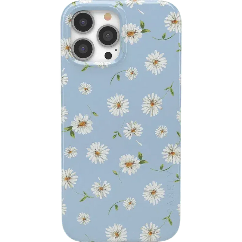 Daisy Daydream | Baby Blue Floral Case iPhone Case get.casely Classic + MagSafe® iPhone 13 Pro