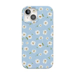 Daisy Daydream | Baby Blue Floral Case iPhone Case get.casely Classic + MagSafe® iPhone 15 